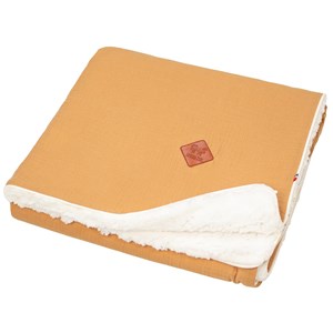 Couverture gaze de coton et sherpa