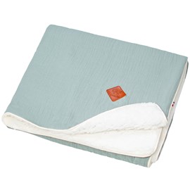 Couverture gaze coton sherpa jeanne