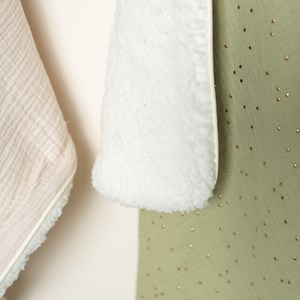 Couverture gaze coton sherpa jeanne