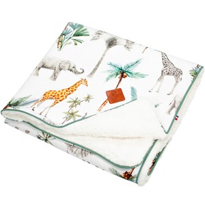 Couverture réversible sherpa safari