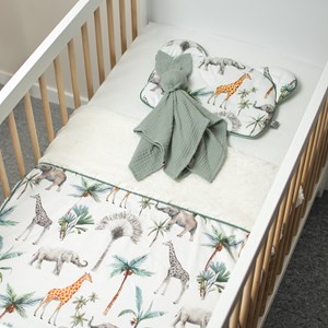 Couverture réversible sherpa safari