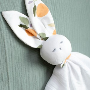 Doudou plat lapin  clem