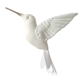 Trophée mural colibri lin chambre