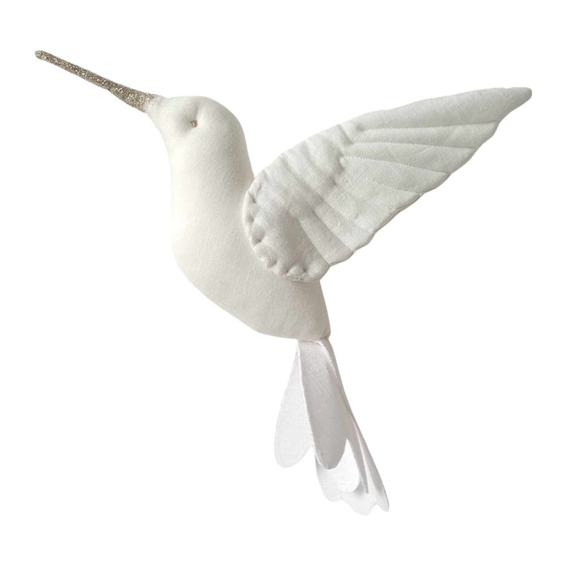 Trophée mural colibri lin chambre