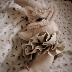 Trophée mural lune venise lin bébé