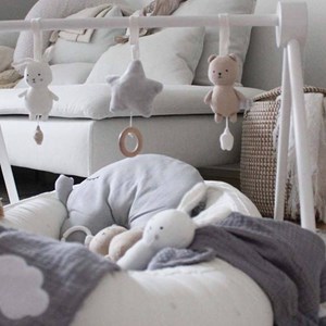 Portique d'éveil en bois arche de jeux