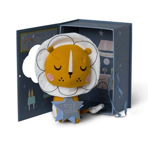 Peluche  coffret cadeau lion