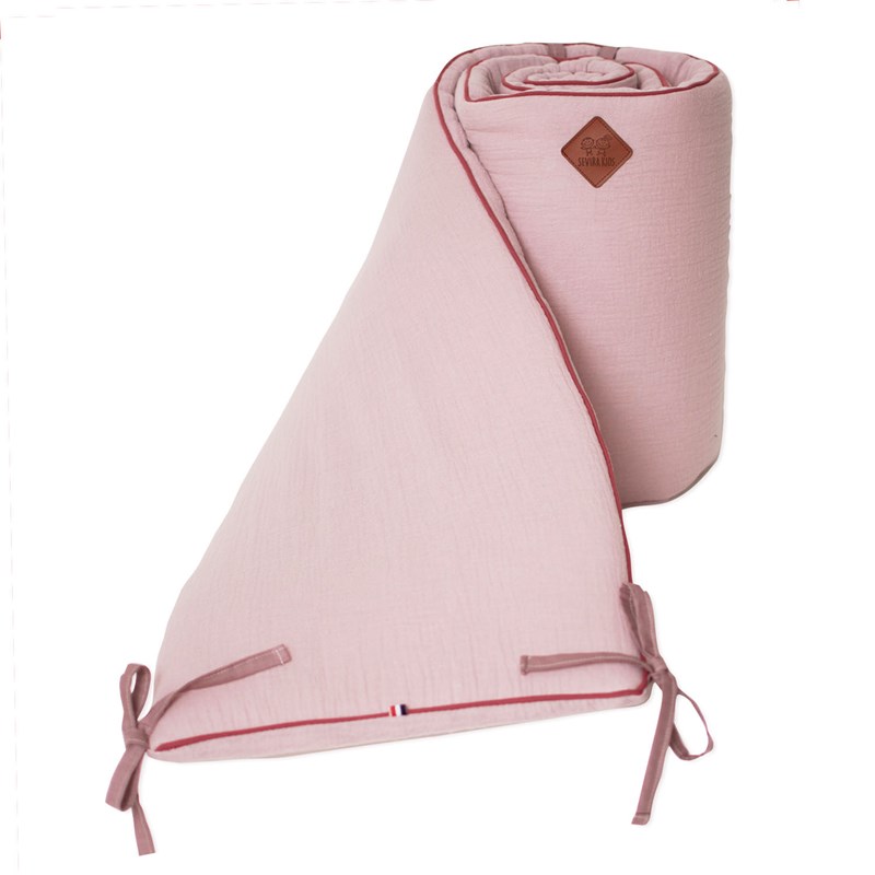 Tour de lit universel gaze coton jeanne