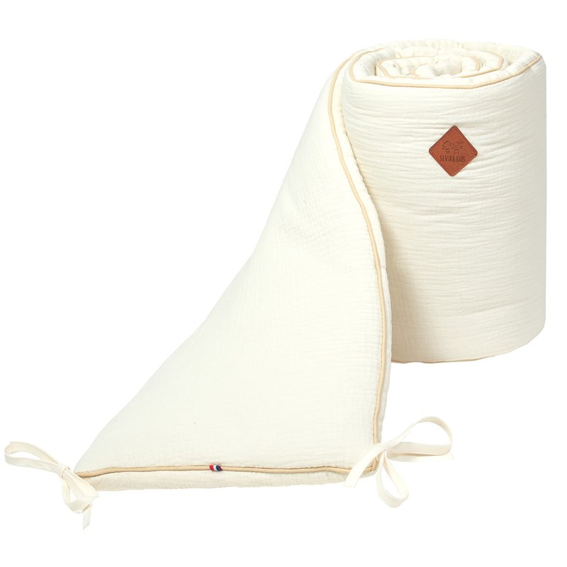 Tour de lit universel gaze coton jeanne