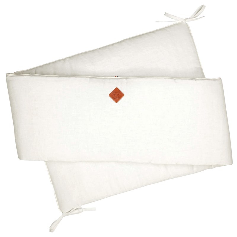 Tour de lit en lin déhoussable écru 210