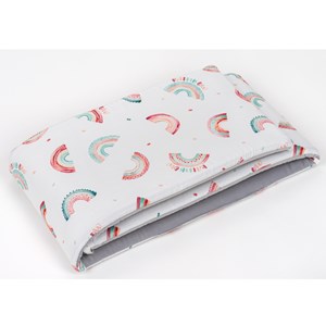 Tour de lit universel réversible gris