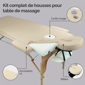 Housse pour table de massage