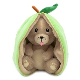 Peluche flipetz chien pomme