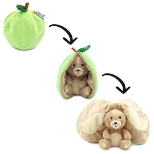 Peluche flipetz chien pomme