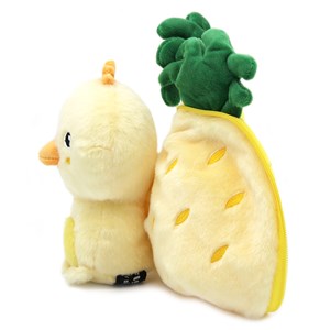 Peluche flipetz poussin ananas
