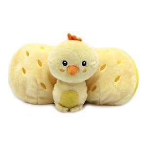 Peluche flipetz poussin ananas