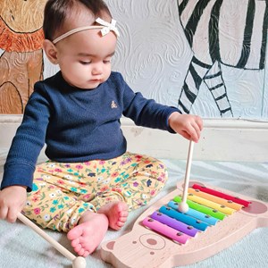 Ours xylophone en bois