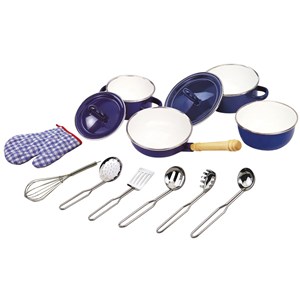 Set de cuisine bleu pour enfants