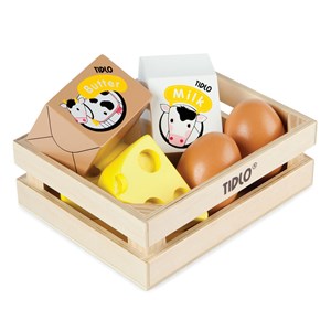 Ensemble de jeu laitier en bois