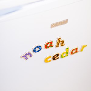 Lettres minuscules magnétiques en bois