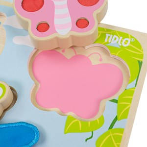Puzzle d'insectes tactile et palpable