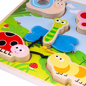Puzzle d'insectes tactile et palpable