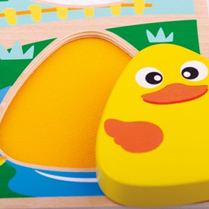 Puzzle ferme tactile et sensoriel