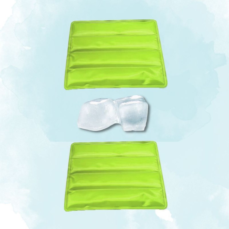 Climsom - Lot de 2 coolpad crystal - vert