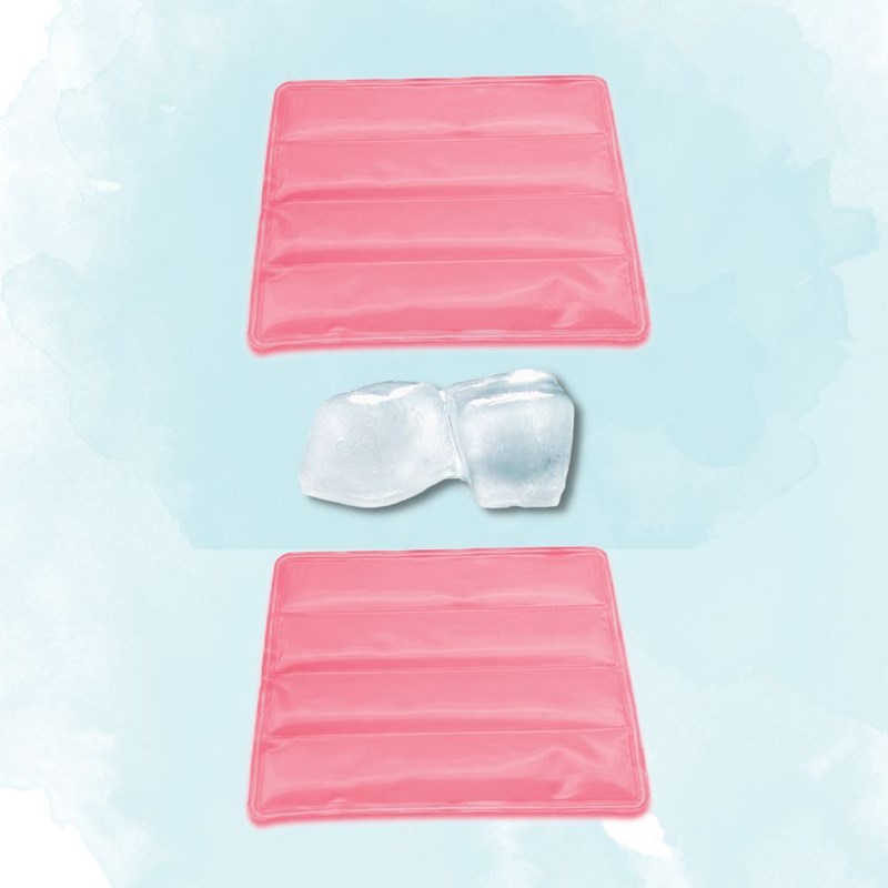 Climsom - Lot de 2 coolpad crystal - rose