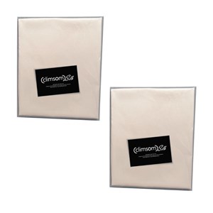 Lot 2 taies en soie climsom silk 50x75