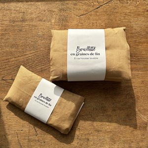 Bouillotte en graines de lin 10x20cm