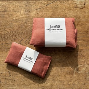 Bouillotte en graines de lin 10x20cm