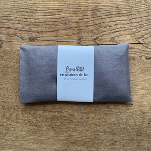 Bouillotte en graines de lin 10x20cm