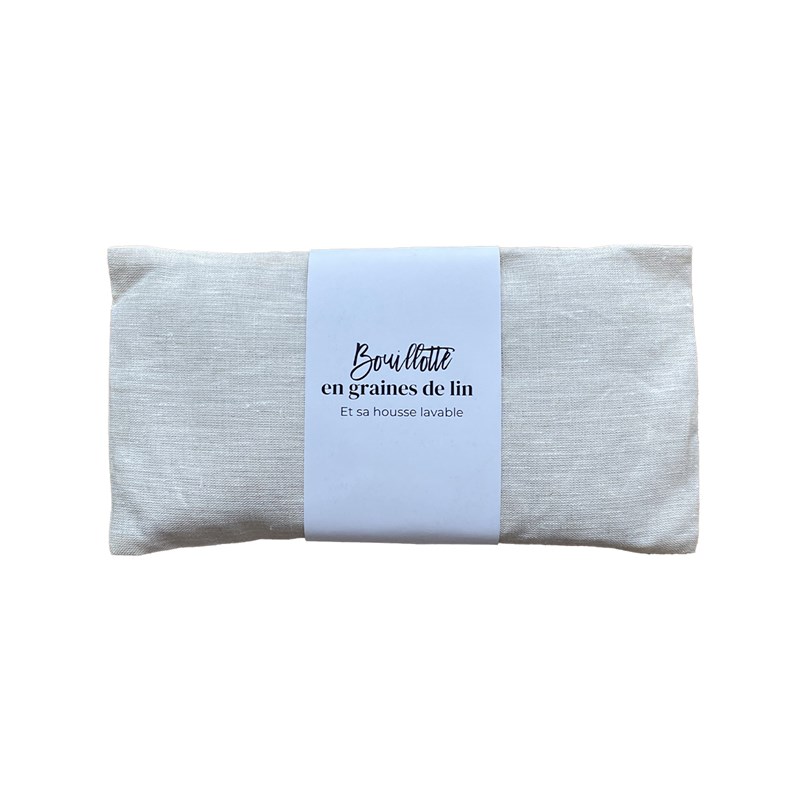 A demain - Bouillotte en graines de lin 10x20cm