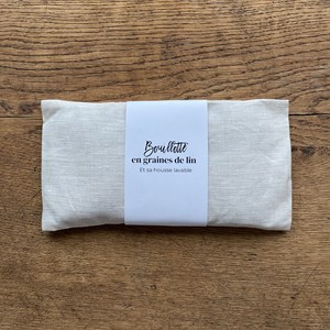 Bouillotte en graines de lin 10x20cm