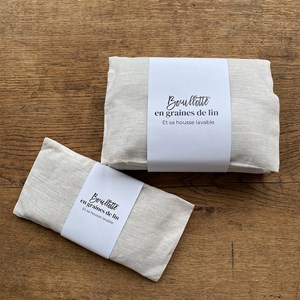 Bouillotte en graines de lin 10x20cm