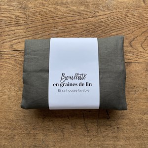 Bouillotte en graines de lin 20x40cm