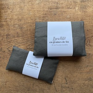 Bouillotte en graines de lin 20x40cm