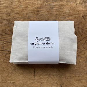 Bouillotte en graines de lin 20x40cm