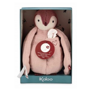 Peluche a bisous manchot - rose