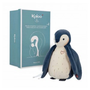 Peluche enregistreur bruits blanc - bleu