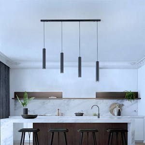 Lampe suspendue fakla dimmable noire