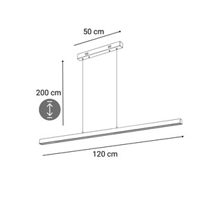 Suspension jade - blanc