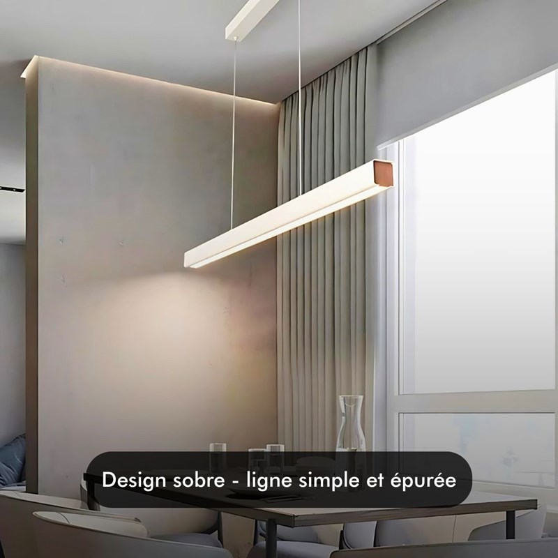 Suspension jade led - blanc