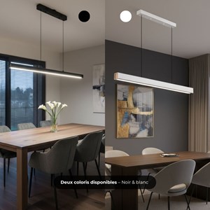 Suspension jade led - blanc