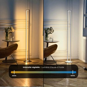 Lampadaire silta led - blanc