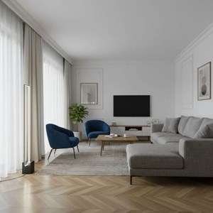 Lampadaire led quadra noire