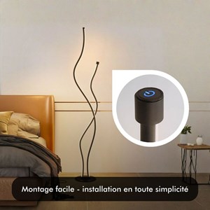 Lampadaire led - inoleds - flamme - dimmable