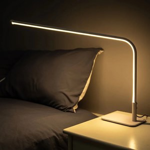 Lampe de table skiva blanc