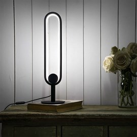 Lampe de table scoop aluminium led